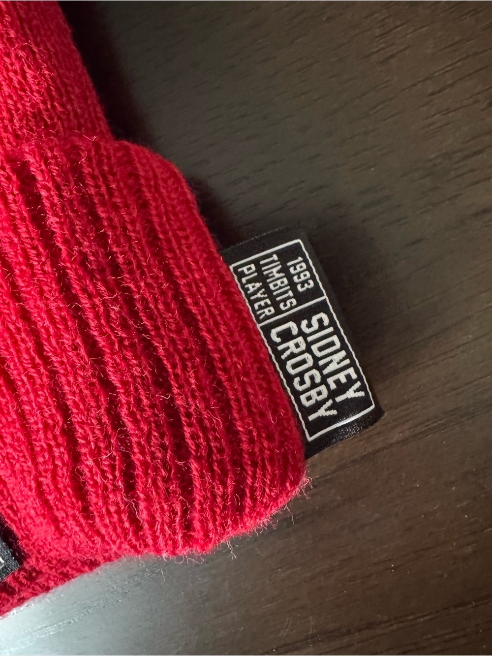 Tim Hortons Sidney Crosby #87 Kids Youth Pom Beanie Hockey Toque - Picture 3 of 4
